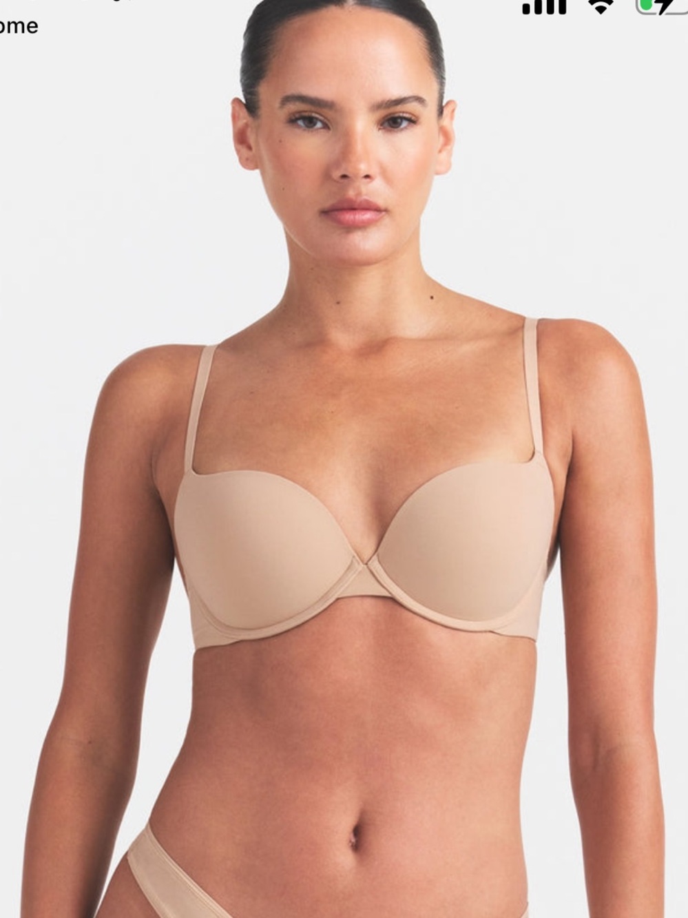 NWT SKIMS Fits Everybody T-Shirt Bra Plunge Bra in Clay Size 38B
